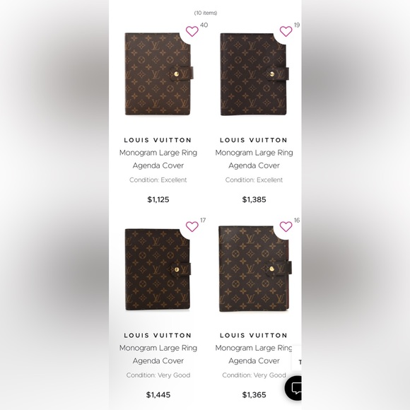 Sold x x x Louis Vuitton Large Ring Agenda cover Vintage monogram - Picture 14 of 14